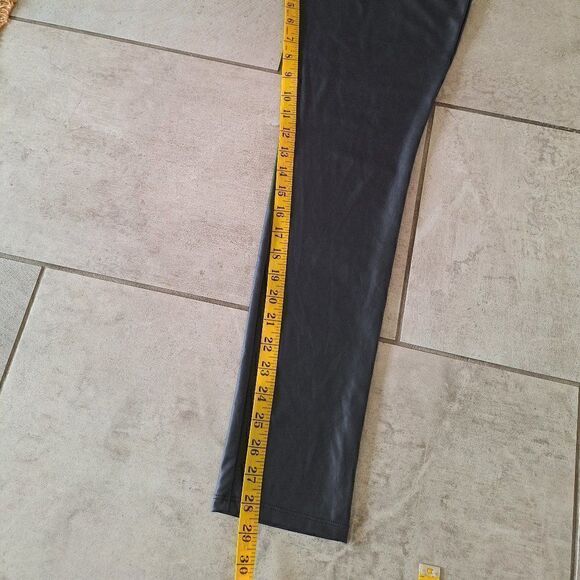 Kardashian Kollection faux leather black Leggings Sz L - Picture 8 of 8